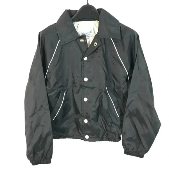 VTG 80s  Bonwitt Canada Track Jacket Snap - Picture 2 of 9